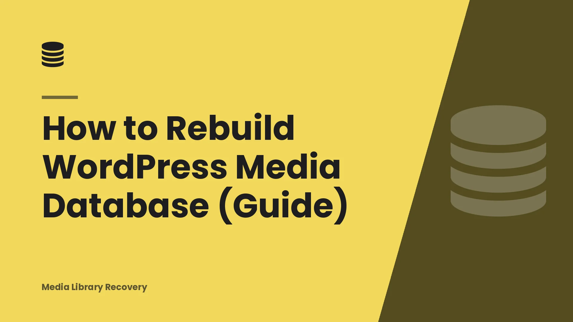 How to Rebuild WordPress Media Database (Guide)