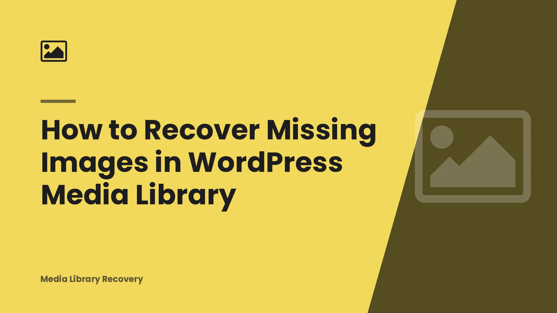 How to Recover Missing Images in WordPress Media Library