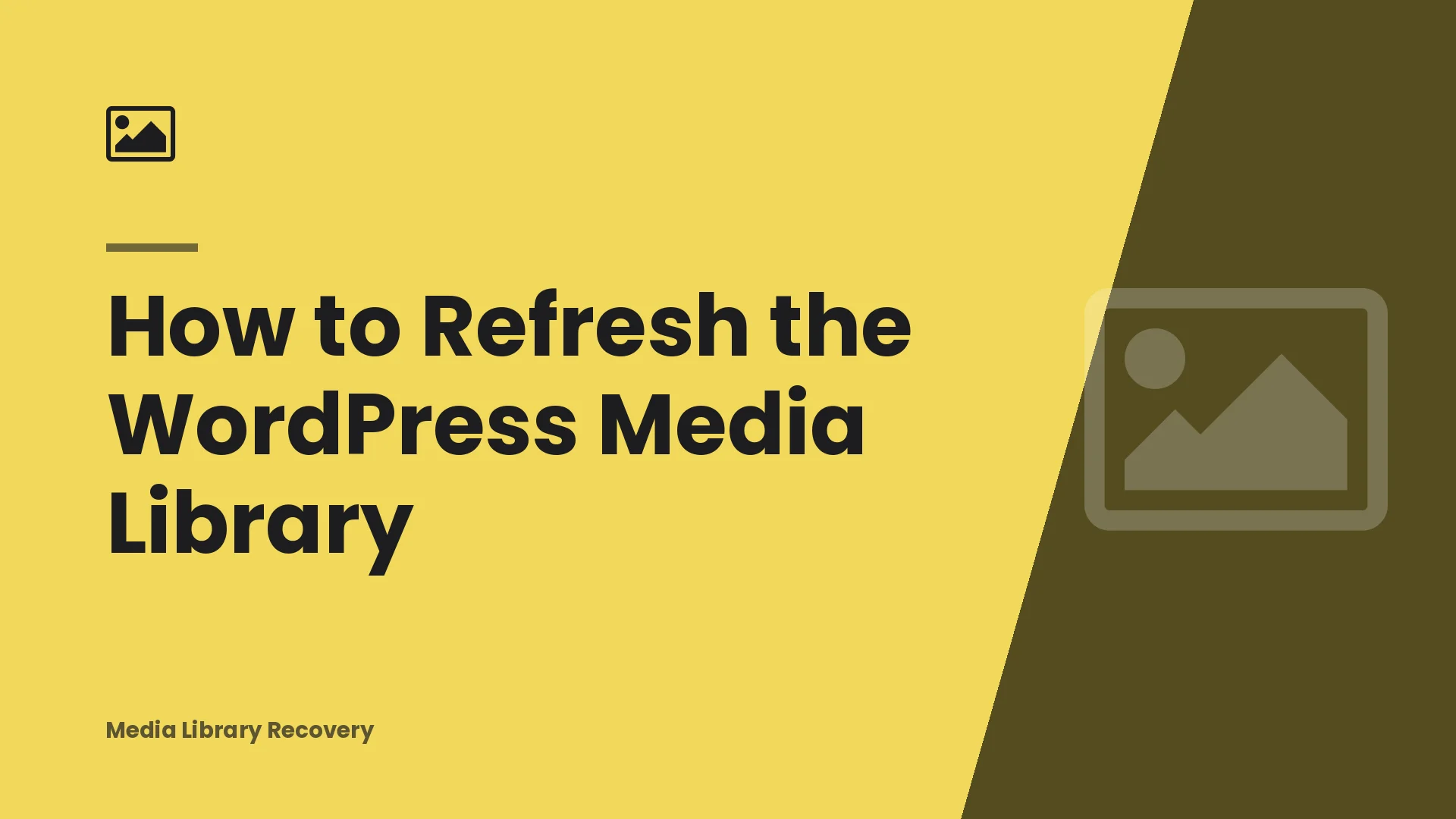 How to Refresh the WordPress Media Library