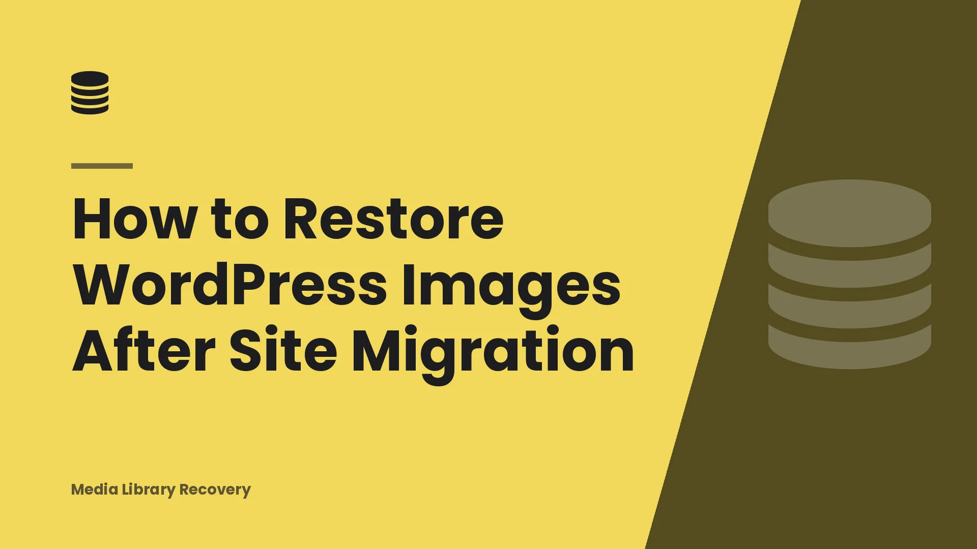 How to Restore WordPress Images After Site Migration