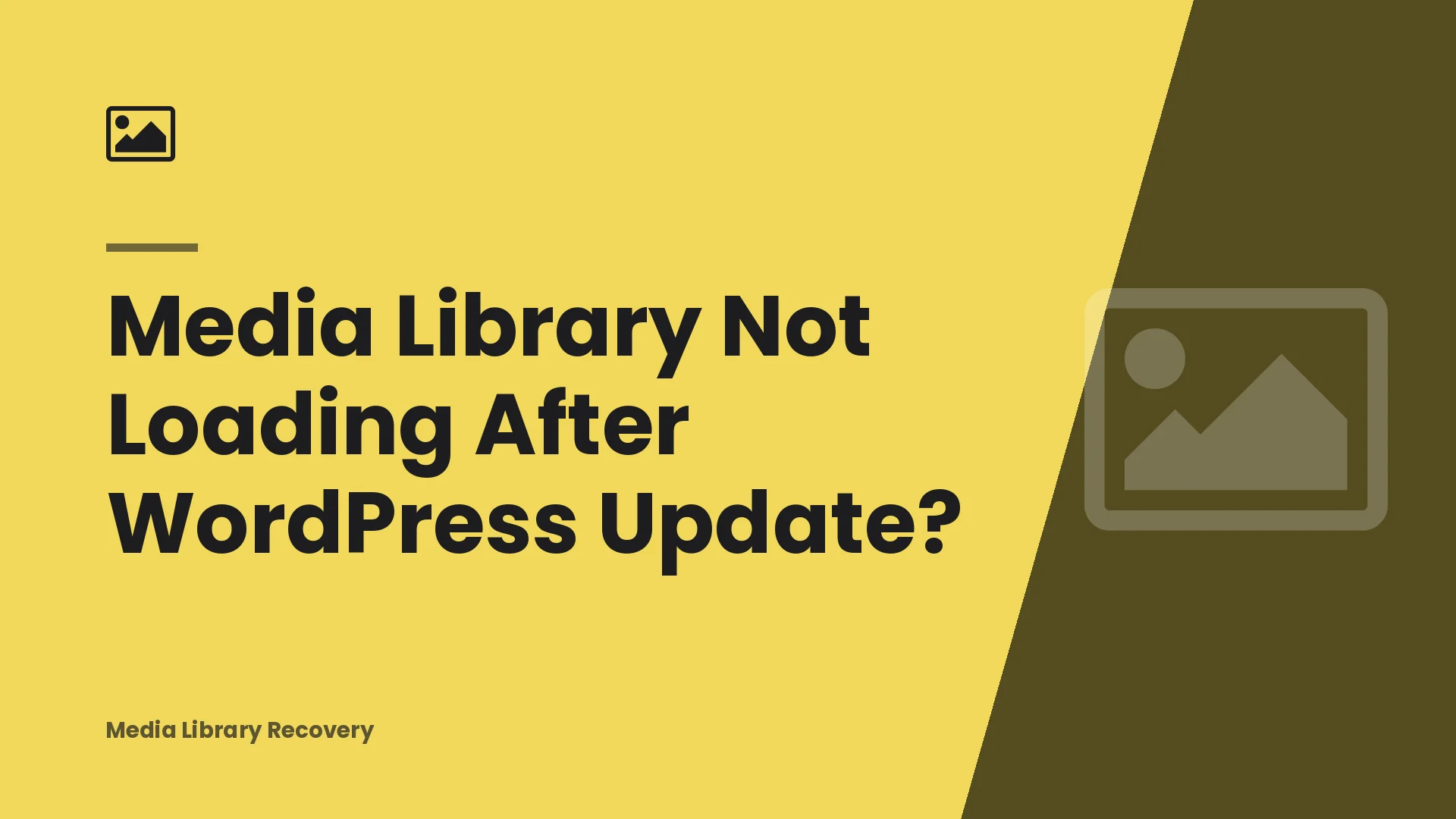 Media Library Not Loading After WordPress Update?