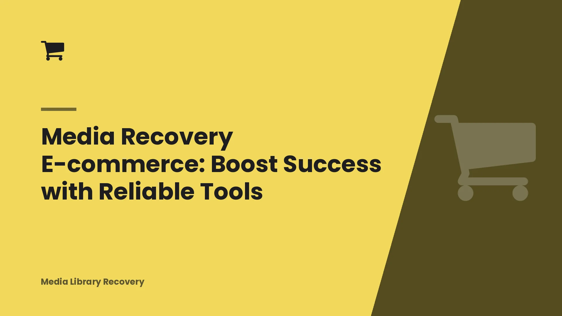 Media Recovery E-commerce: Boost Success with Reliable Tools