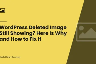 WordPress Deleted Image Still Showing? Here Is Why and How to Fix It