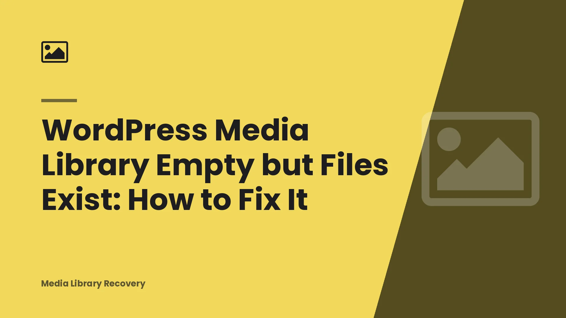 WordPress Media Library Empty but Files Exist: How to Fix It